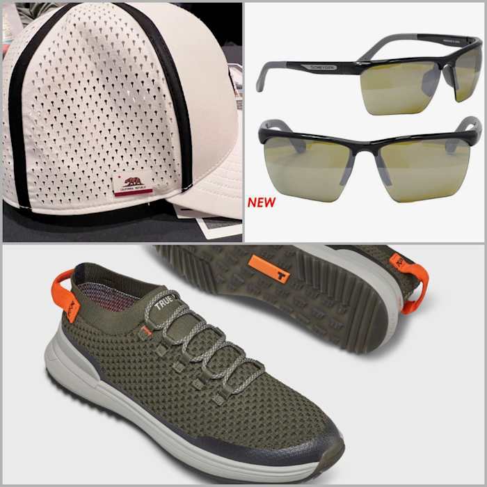 Clockwise: Fury Athletix, Scheyden Eyewear, True Linkswear